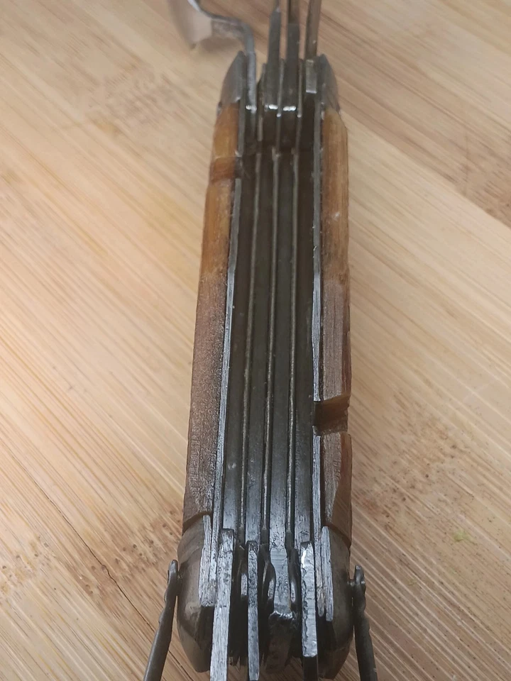 1951 Vintage Japanese "Hobo" Knife, 11 implements, carved handle F - Image 2 of 4