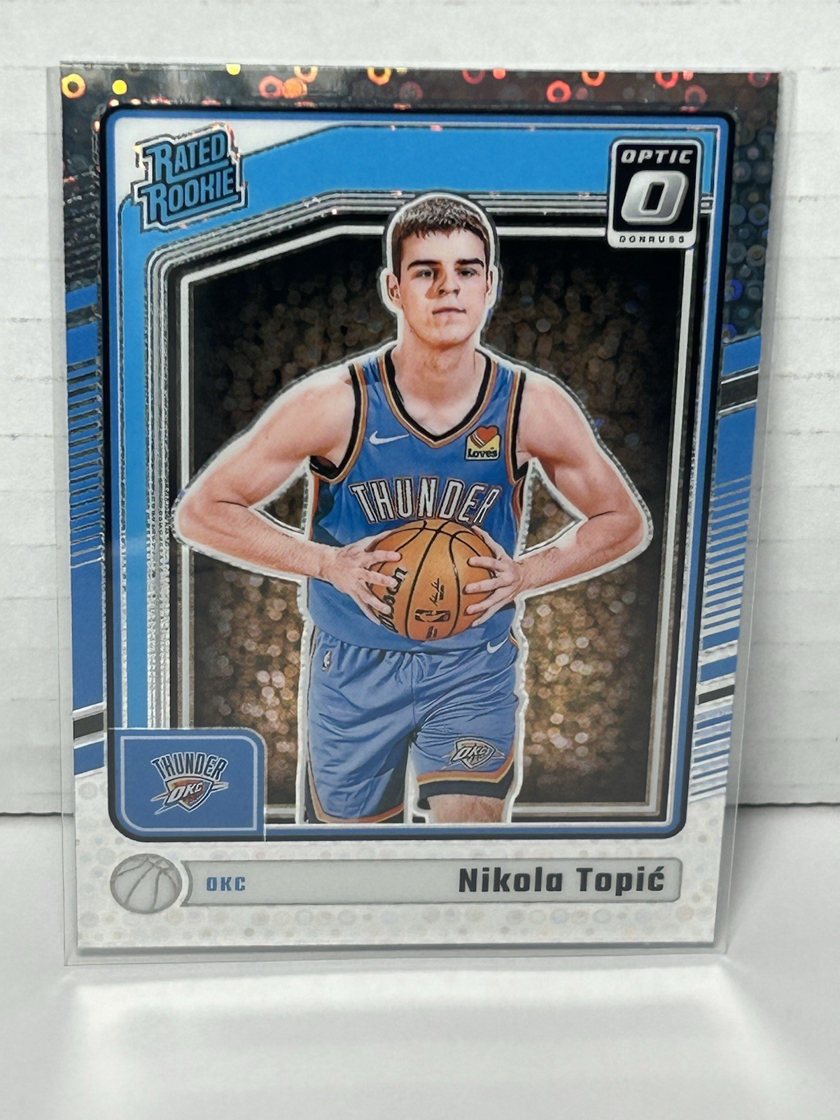 Nikola Topic FAST BREAK HOLO PRIZM RC 2024-25 Donruss Optic Rated Rookie #278
