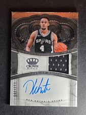 2017-18 Panini Crown Royale Derrick White Rookie Jerseys & RPAs (ASSORTED) GOLD!