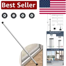 Lightweight Sliding Door Security Bar - Portable Safety Solution for Travelers