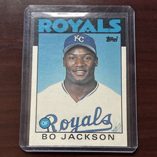 1986 Topps Traded Bo Jackson #50T Kansas City Royals Baseball Card
