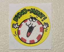 Vintage Matte Trend Dino-Mint Scratch And Sniff Sticker. No TM Strong Scent 