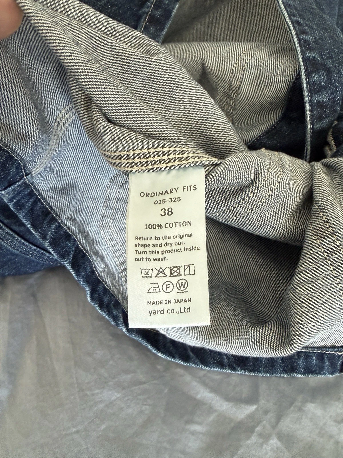 Ordinary Fits Japanese Denim Coverall Jacket - Size 38 Medium image 4