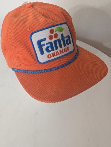 Fanta Orange Corduroy snapback Coca Cola New Without Tags - Picture 2 of 9