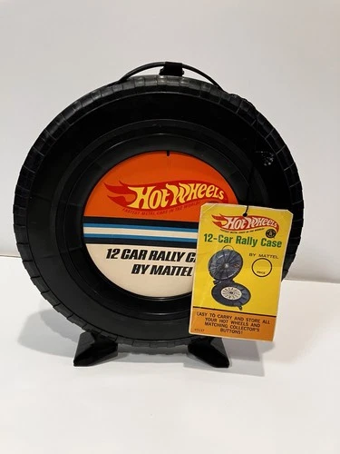 Vintage 1968 Hot Wheels 12- Car Rally Case w/Original Tag