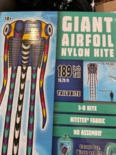 KiteTex  Giant 15.75ft Trilobite Airfoil Nylon 3D Kite  Fabric 15" Tall New