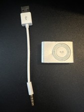 Apple iPod Shuffle 2nd Gen Silver 1GB Tested Working Bundle - See Description