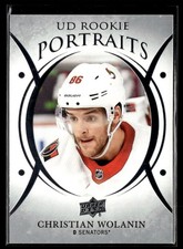 2018-19 Upper Deck UD Portraits Christian Wolanin Ottawa Senators #P-59