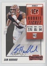2018 Contenders Rookie Ticket/Rookie Ticket Variation Sam Hubbard #270 Auto 16yo