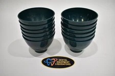 TWELVE Dental Impression Materials Flexible Green Mixing Bowls MEDIUM SIZE