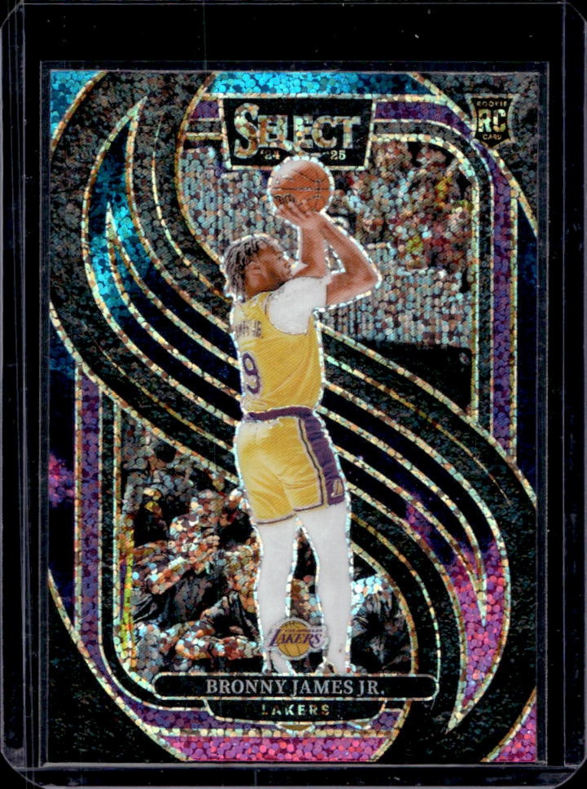 2024-25 Select Bronny James Jr. Premier RC Cosmic Prizm #179 Lakers