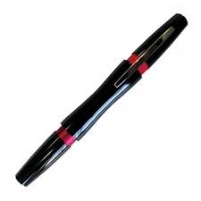 Luke Needlepoint Oil-Based Ballpoint Pen, 0.7" NBP-10RO - Black/Red