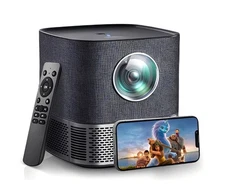 Mini Projecteur 1080P Projecteur portable compatible avec iOS/Android/ Windows/TV