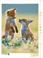 Calvendo Puzzle Little Friends, Great Happiness | 1000 Pieces, Finished Size 25.