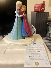The Hamilton Collection Disneys Frozen Elsa And Ana Love Will Thaw A FrozenHeart