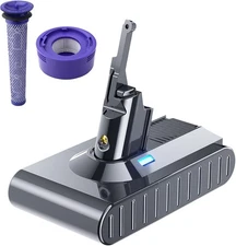 Upgraded 7000mAh 21.6V Battery Designed for Dyson V8 Battery SV10 215681 967834