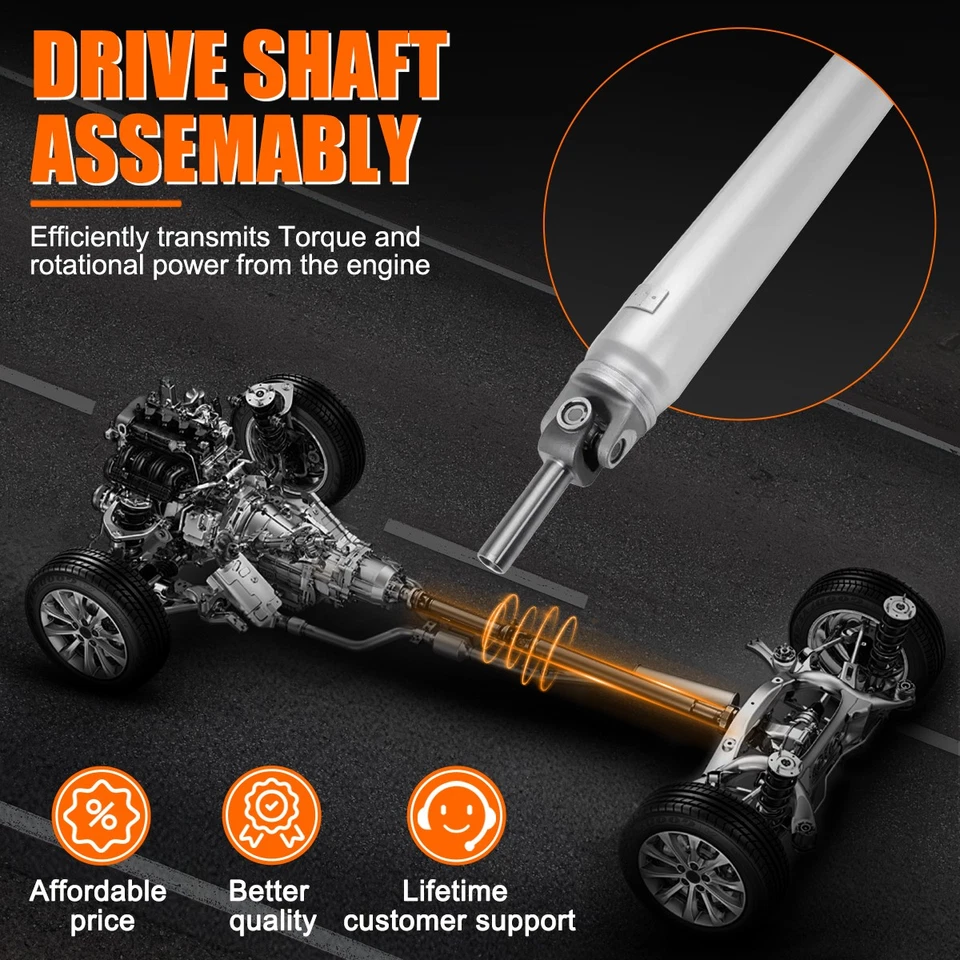 Genuine Aluminum Rear Drive Shaft Assembly Fit 2003-2009 Chevrolet Express 1500 - Изображение 4 из 4