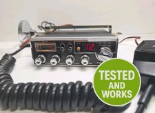 Vtg Realistic TRC-473 40 Channel CB Radio W/ Dynamic Microphone - BUNDLE