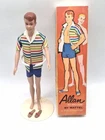 1960'S MATTEL ALLEN DOLL WITH ORIGINAL BOX, OUTFIT, & SANDLES KEN'S BUDDY JAPAN