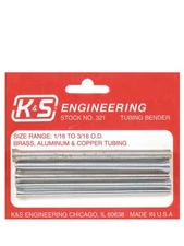 K & S Tubing Benders - pack of 5
