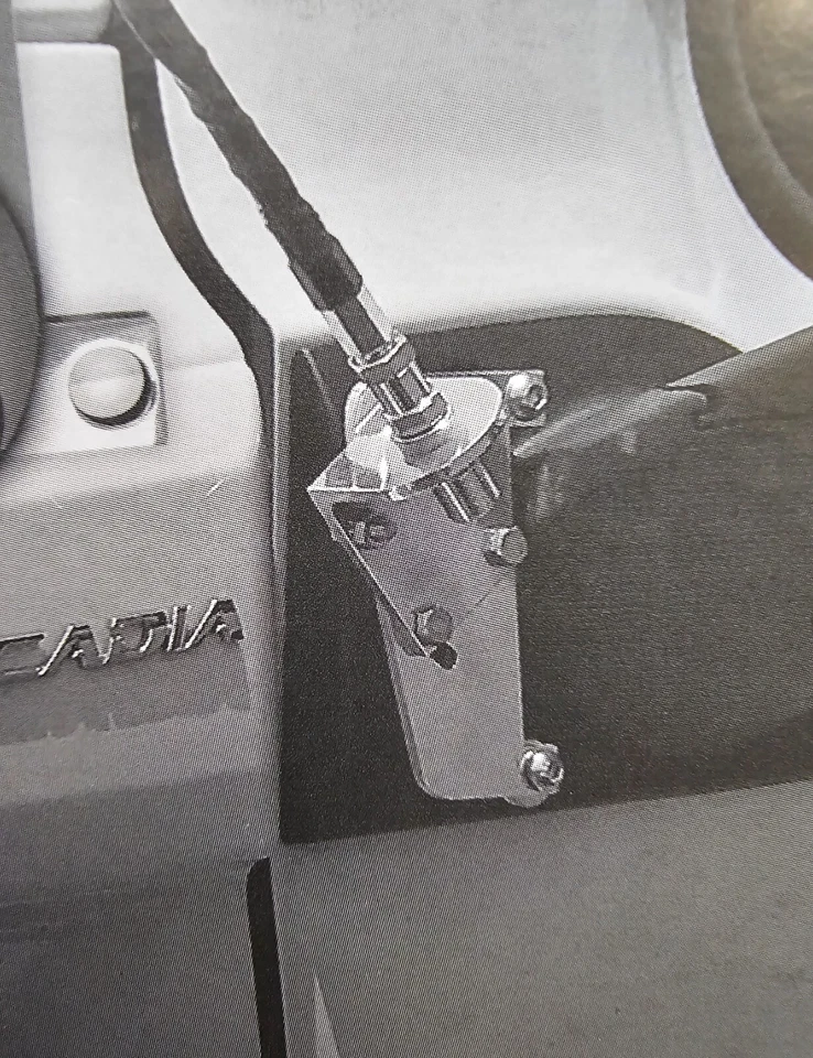 ProComm Adjustable Mirror CB Radio Antenna Mount for Cascadia P4 Series - Image 4 of 4