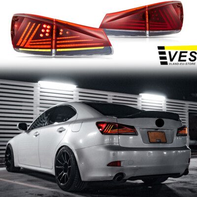 Pair Fits Lexus IS250 350 ISF 2006-2013 Sequential LED Tail Lights DRL w/Dynamic
