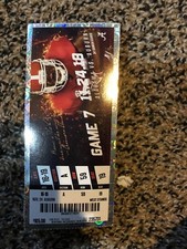 2018 ALABAMA CRIMSON TIDE VS AUBURN TIGERS FOOTBALL TICKET STUB 11/24 IRON BOWL