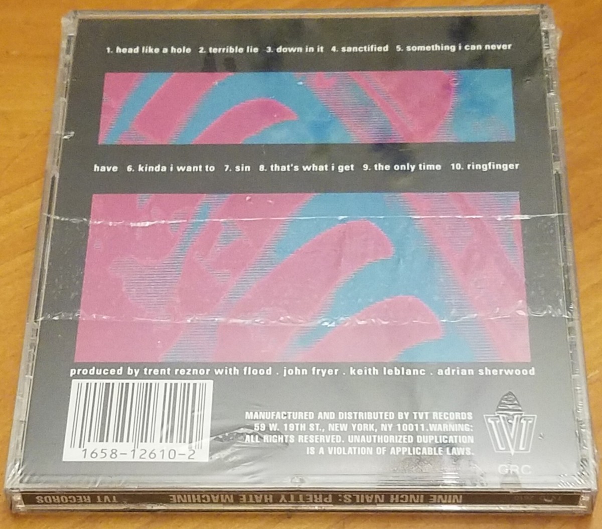 Pretty Hate Machine by Nine Inch Nails (CD, 1989, TVT (Dist.)) for