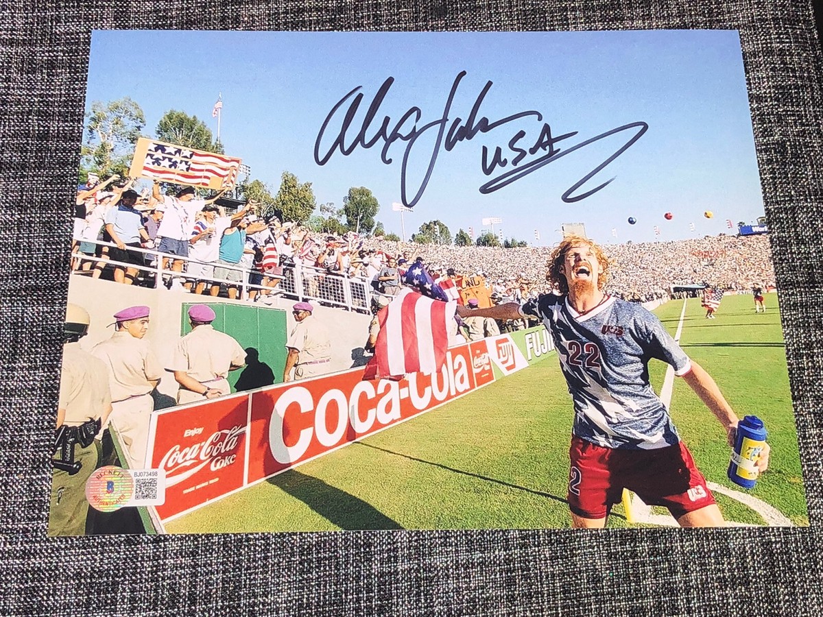 ALEXI LALAS SIGNED AUTOGRAPH 8X10 PHOTO USA SOCCER WORLD CUP