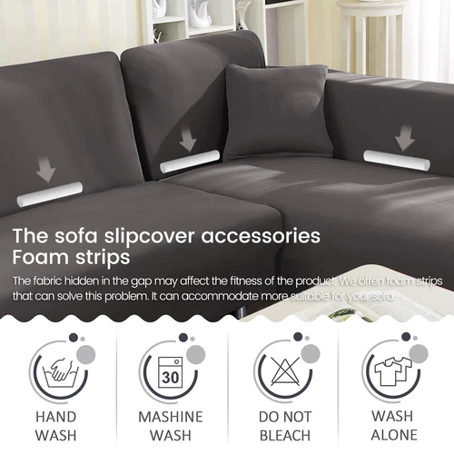 Stretch Sofabezug Schonbezug Massiv Sofabezüge Couch Möbel Schoner 160g - Bild 3 von 54