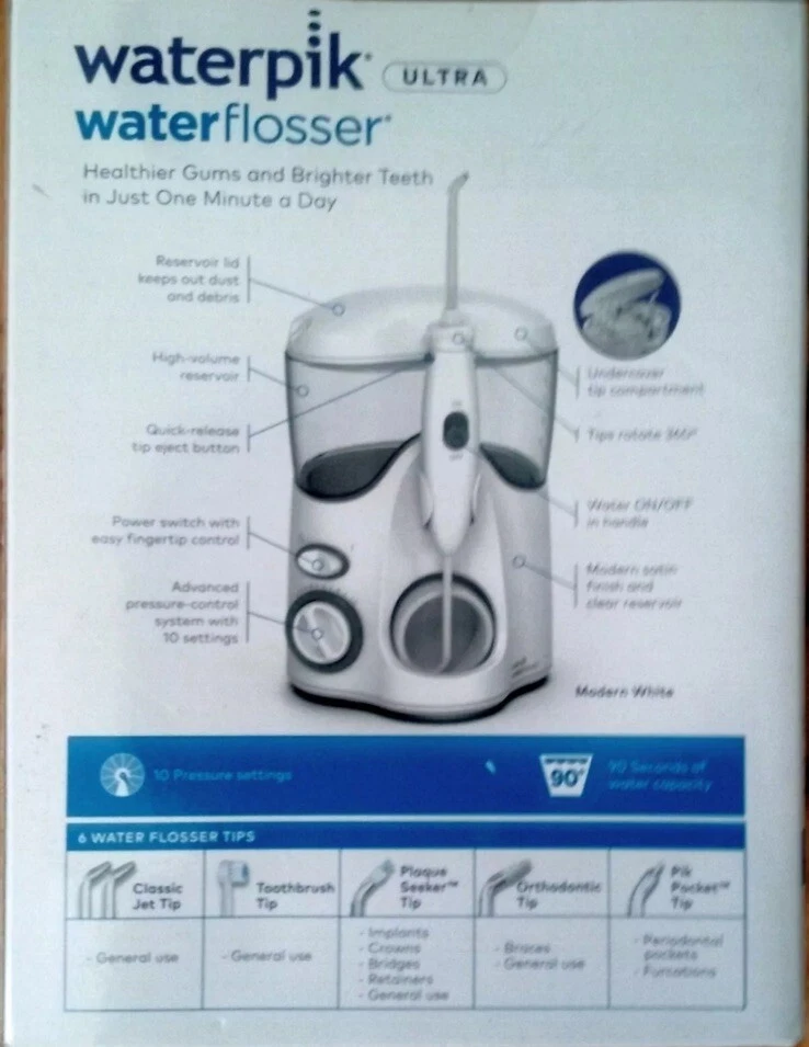 Hilo dental Waterpik Ultra Water SELLADO Foto 2 de 4