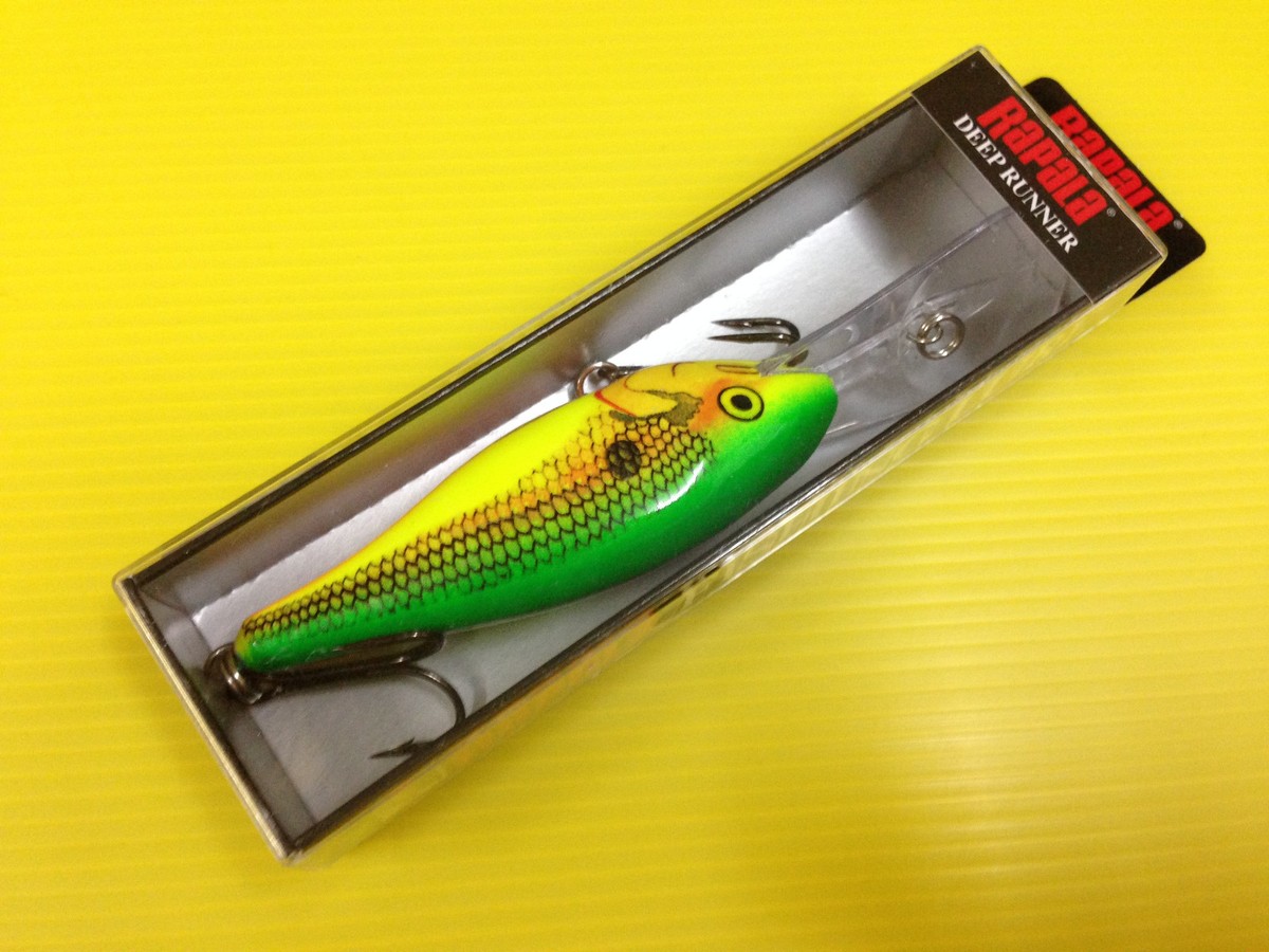 Rapala Deep Runner Risto Rap RR-9 FSD, Fire Shad Color Lure, NIB