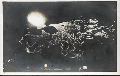 Kīlauea, Hawaii - Ausbruch von 1932, Vulkan - RP Luftbild, AK