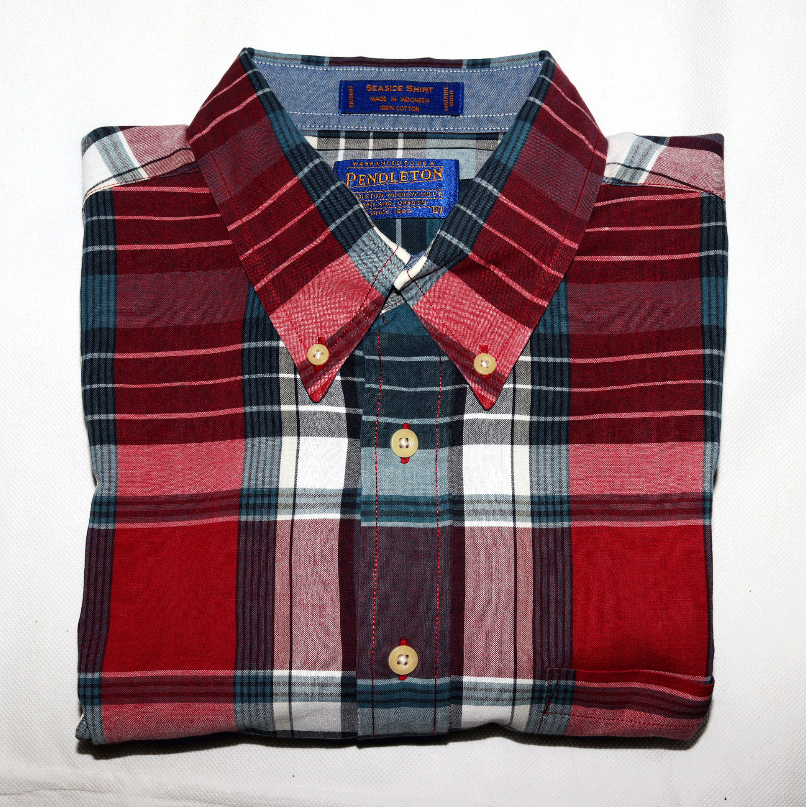 Pendleton Seaside Men's Short Sleeve Button Down … - image 4