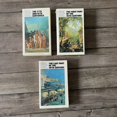 American Literature Vol. I II III 17TH 18TH 19TH CENTURIES by Carl Bode Pocket