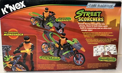 New Vintage KNEX 1999 #11127 Cool Machine Street Scorchers (SEALED BOX!)