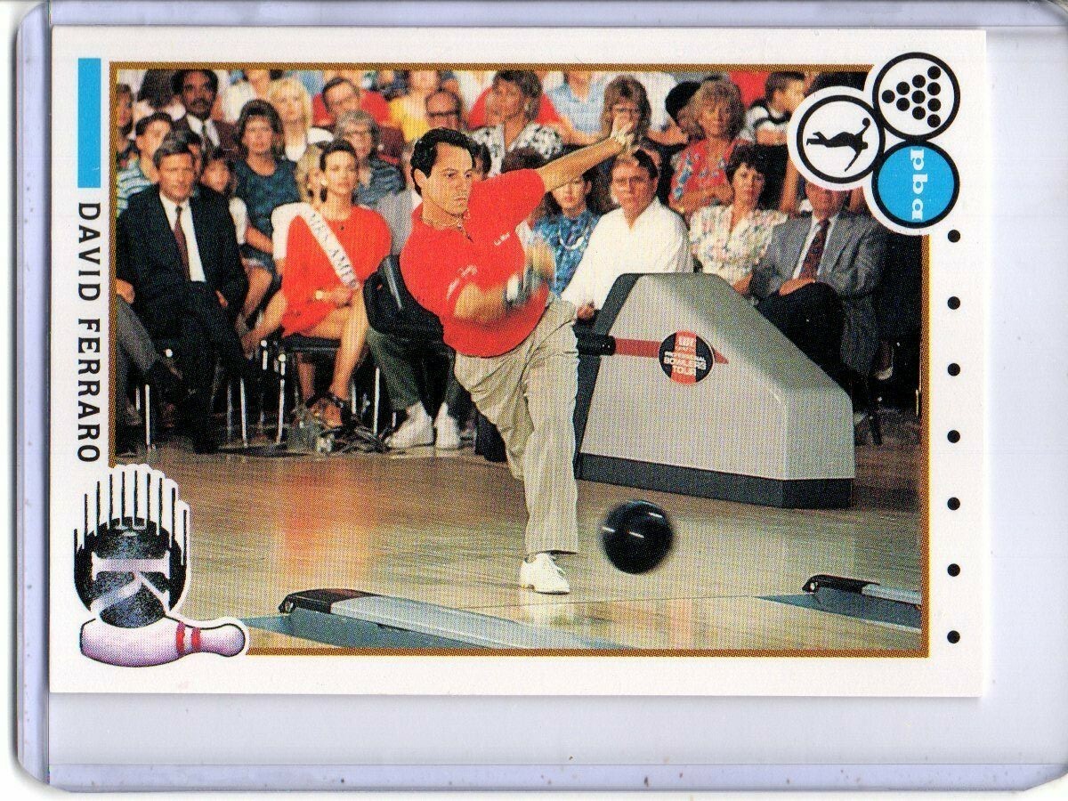1990 PBA BOWLING CARD #26 DAVID FERRARO (HALL OF FAMER) | eBay