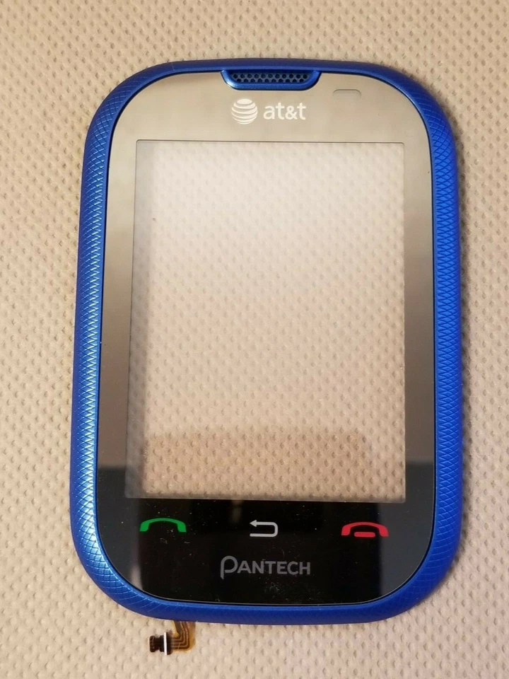 New Pantech OEM Touch Screen Digitizer Bezel Frame for AT&T PURSUIT P9020 - BLUE - Image 2 of 4