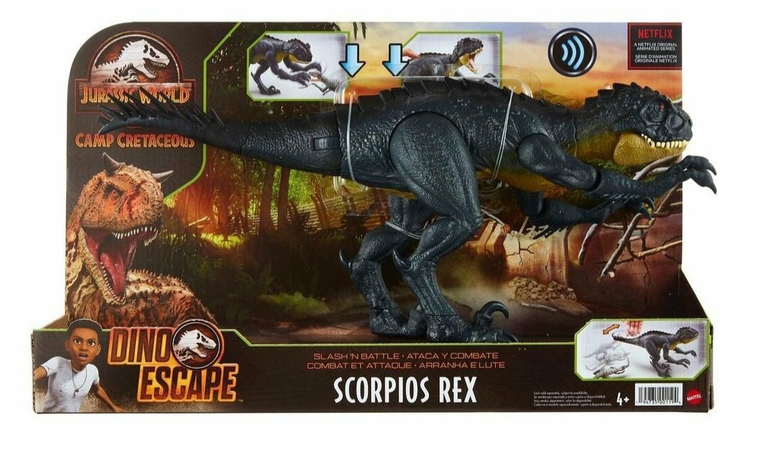 Indominus Rex Jurassic World Scorpius Rex Toy Camp Cretaceous