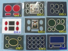 6"X8" & 8"X12" Mats In Riker Display Case For Civil War Artifacts & Collectibles