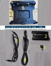 Havis Ds-pan-1201-2 Dual Antenna Docking Station Toughbook 33 Power Supply Combo