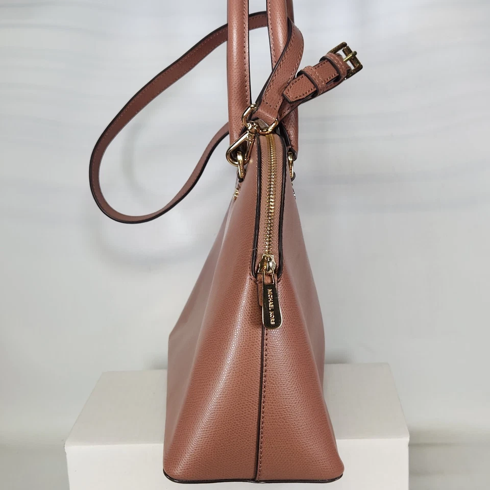 Michael Kors Cindy Dome Satchel Large - Nude / Beige / Pink - Imagem 2 de 4