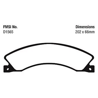 Pastillas de freno EBC Greenstuff serie 6000 para camioneta y SUV para GMC Sierra 2500 HD 11-19 Foto 4 de 4