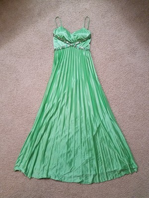 green masquerade dress