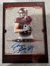 JACE STERNBERGER 2019 Leaf Trinity Red Clear AUTO #CA-JS3 Rookie Card RC #1/25
