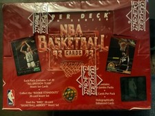 1992-1993 Upper Deck High Series “Retail” Jumbo Box-New -20 packs UNOPENED