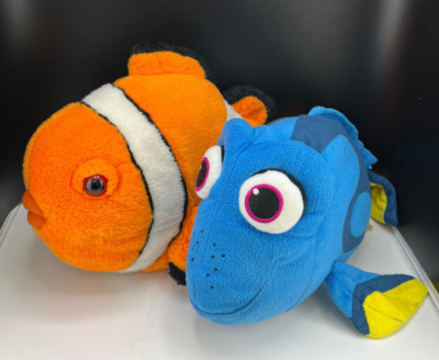 Disney Dory Talking Ocean Sound 2016 14  Wild Republic Clown Fish Plush Nemo 12''
