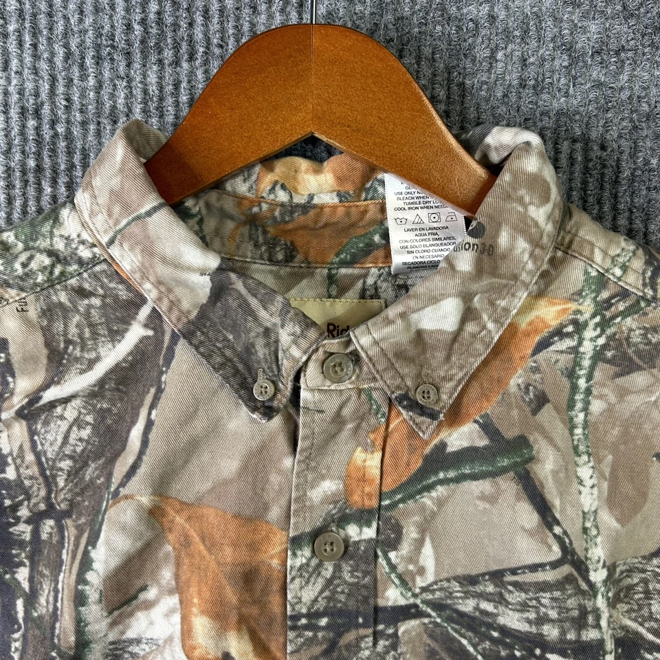 Vtg Outfitters Ridge Came Button Shirt Mens 2XL Long Sleeve 3D Fusion - Image 2 of 4