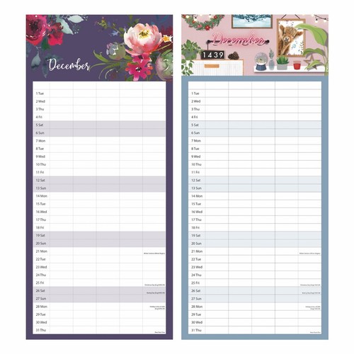 Organizzatore Famiglia 2026 Cinque Colonne Un Mese Per Visualizzare Calendario Planner Spirale Regalo - Foto 5 di 16