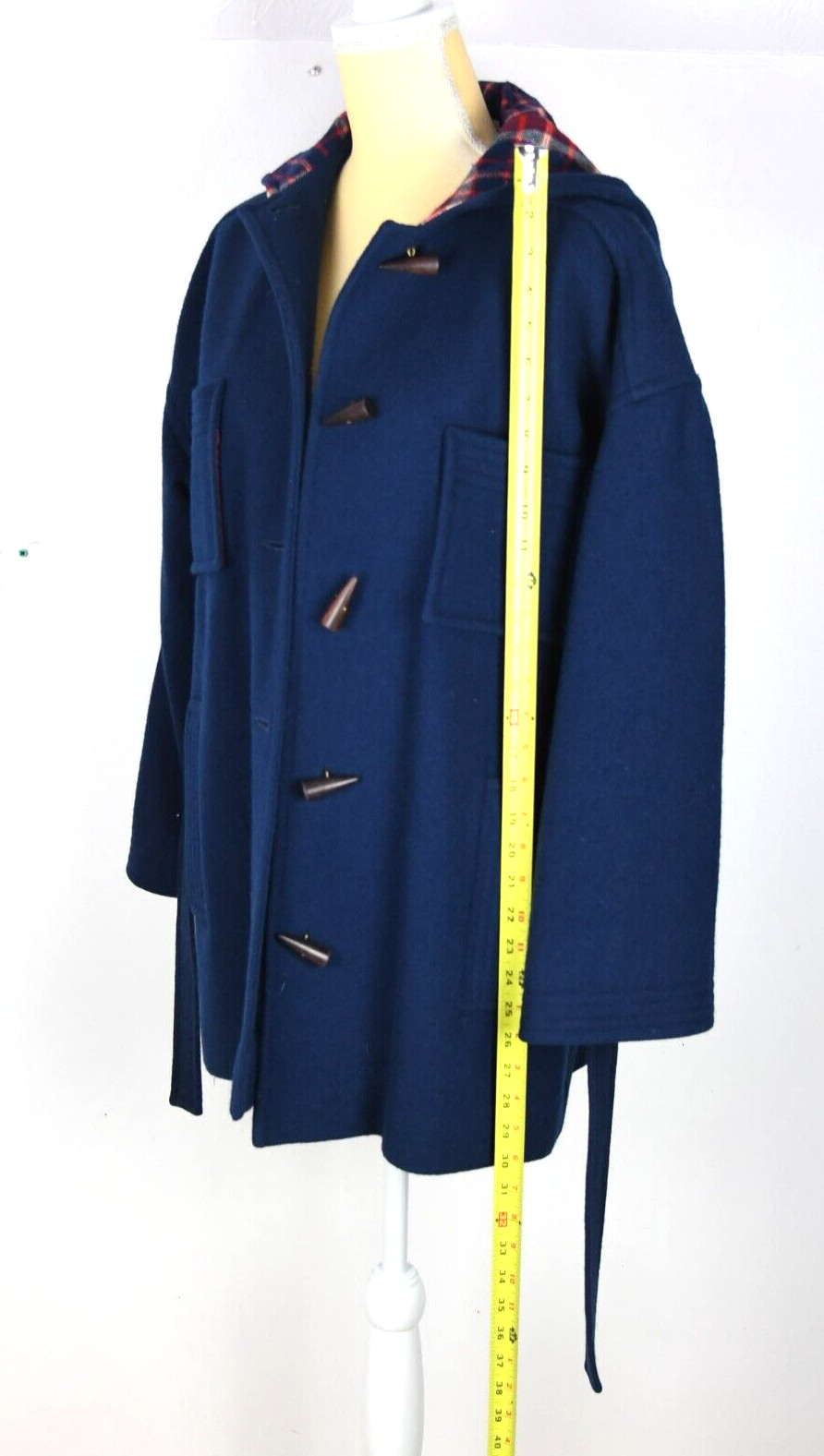 Vintage Pendleton Knockabouts Wool Navy Blue Coat… - image 2